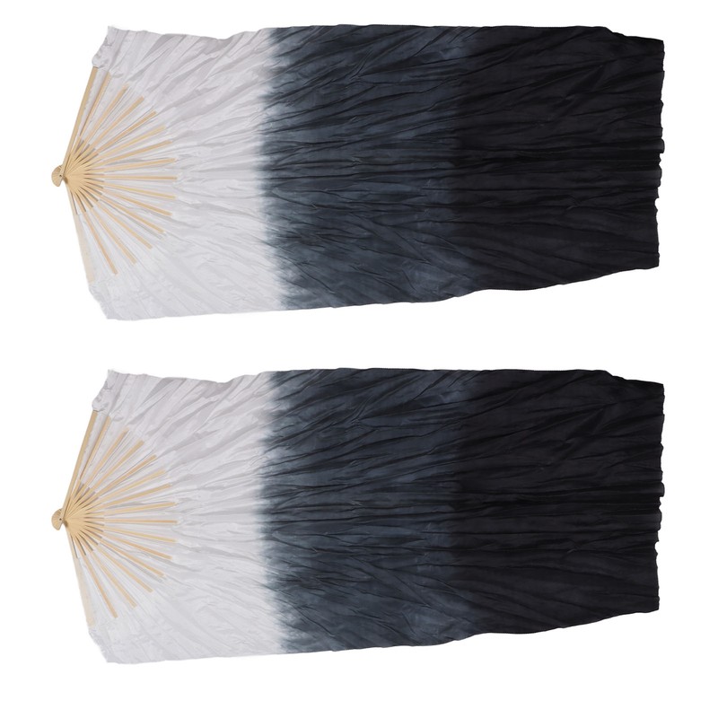 1 Pair Long Dance Fan Soft Beautiful Classical Dancing Fan