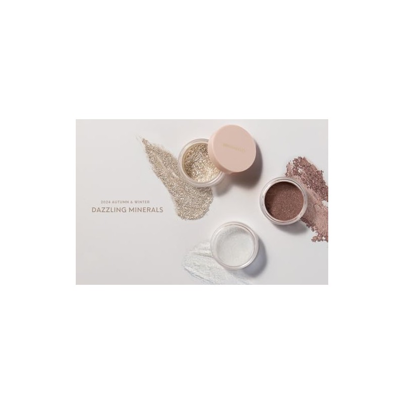 ONLY MINERALS EX-03 Mineral Pigment, Bitter Brown, 0.02 oz (0.5