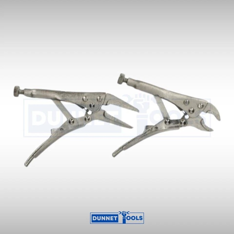 Dunnet Tools Mole Grips 2pc Mini Locking Pliers Set |