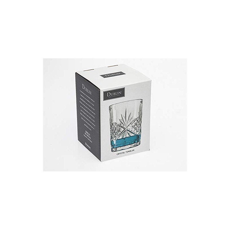 Godinger Bathroom Tumbler Cup Glass, Water Glass, Toothbrush Holder -
