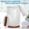 SereneLife Luxury Warmer Bucket Style-White Large Portable Spa Blanket Heater