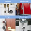 eLinkSmart Long Padlock 45 mm with Fingerprint Phone App Weatherproof