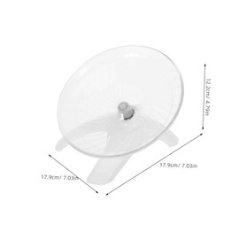 Totority Hamster Wheel Flying Saucer Exercise for Small Pets Like Mice and Dwarf Hamsters Engaging Design for Active Play