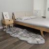 Shaggy Fur Fluffy Genuine Sheepskin Area Rug for Soft Fur