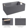 ANMINY 4PCS Storage Baskets for Organizing Collapsible Fabric Storage Bins