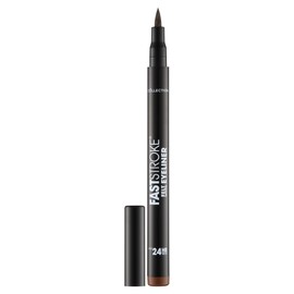 Collection Cosmetics Fast Stroke Felt Tip Eyeliner with Fine Tip, Long Lasting 24h, Quick Drying Formula, 4ml, Brown