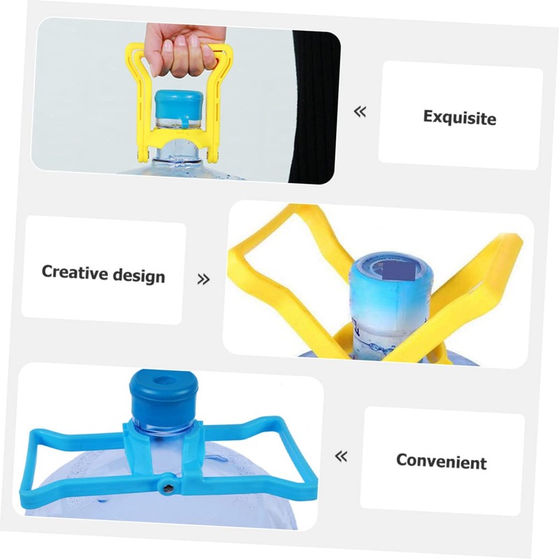Zerodeko 2Pcs Heavy Duty Water Jug Lifter Ergonomic Bucket Carrier