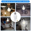 Light Socket Outlet Adapter, E26/E27 Bulb Plug Adapter, Light Socket