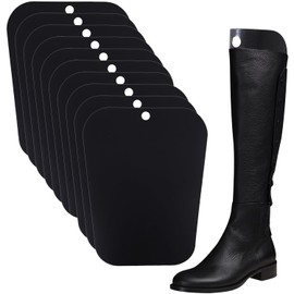 Ruisita 10 Pieces (5 Pairs) Boot Shaper Form Inserts Boots Tall Support for Women and Men (12 inches, Black)