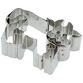 Staedter Cow Embossing Cookie Cutter, 7 cm, Stainless Steel, Silver, 7 x 7 x 7 cm