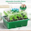 HASTHIP® 5 Piezas Bandeja de germinación Bandeja de Semillas Bandeja