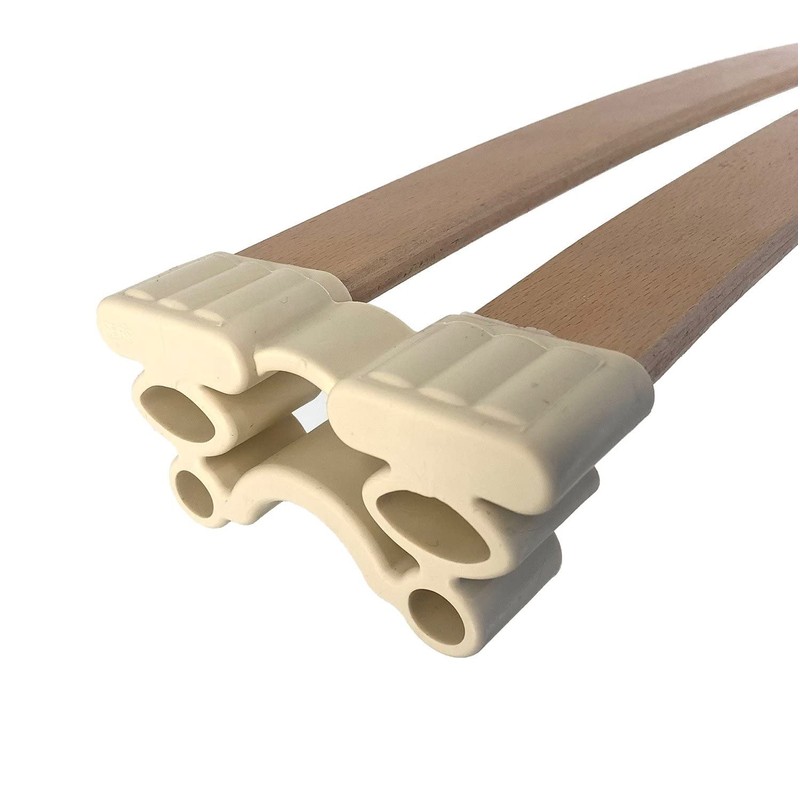Soluko - Kit 4 Supporti ammortizzati porta doghe da 38mm