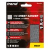 Trend Mesh 1/4 Sheet 115 x 115mm 240 Grit Sanding