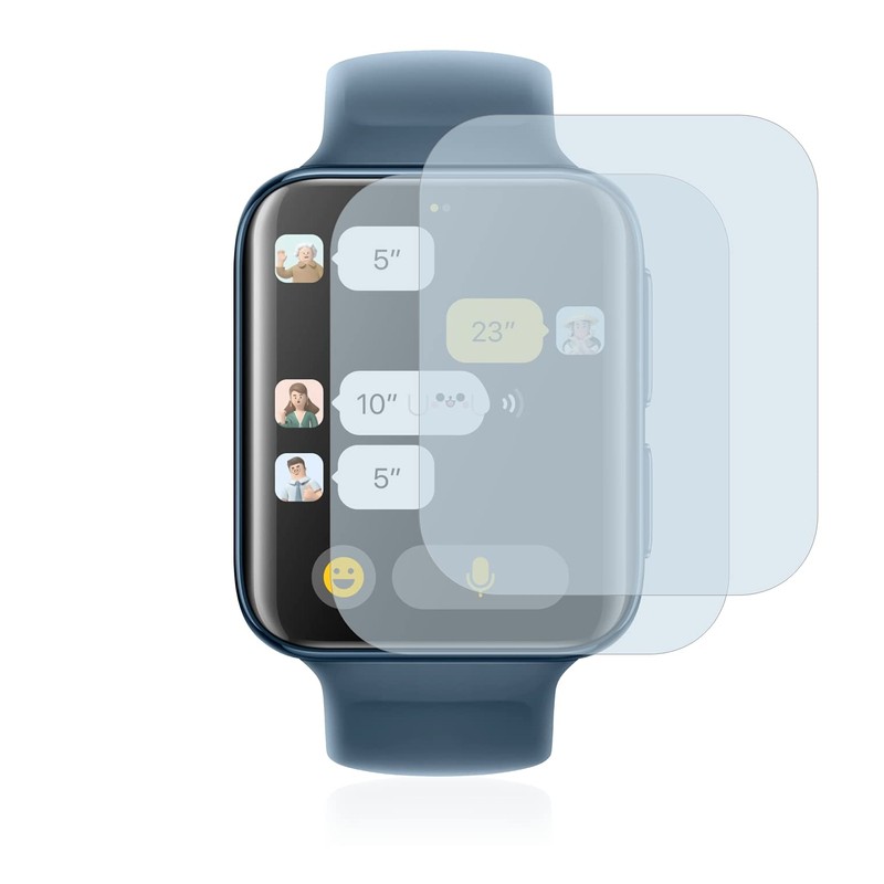 brotect 3D Curved Screen Protector compatible with Oppo Watch 2