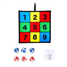 Hyack Struck Out, Indoor, Outdoor Play, Target Hit, Velcro Type, Colorful, Magic Nine
