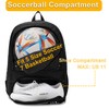 Hsmihair Soccer Bag-Soccer Backpack&Backpack for&Football Volleyball& Basketball,with Ball Compartment and