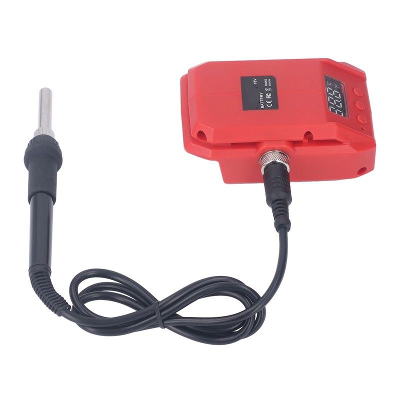 Soldering Iron Digital Display Temp Adjustable Fast Heating Portable DC