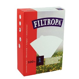 Filtropa 8610 Coffee Filters #1-1 Box (100 Count), One Size White