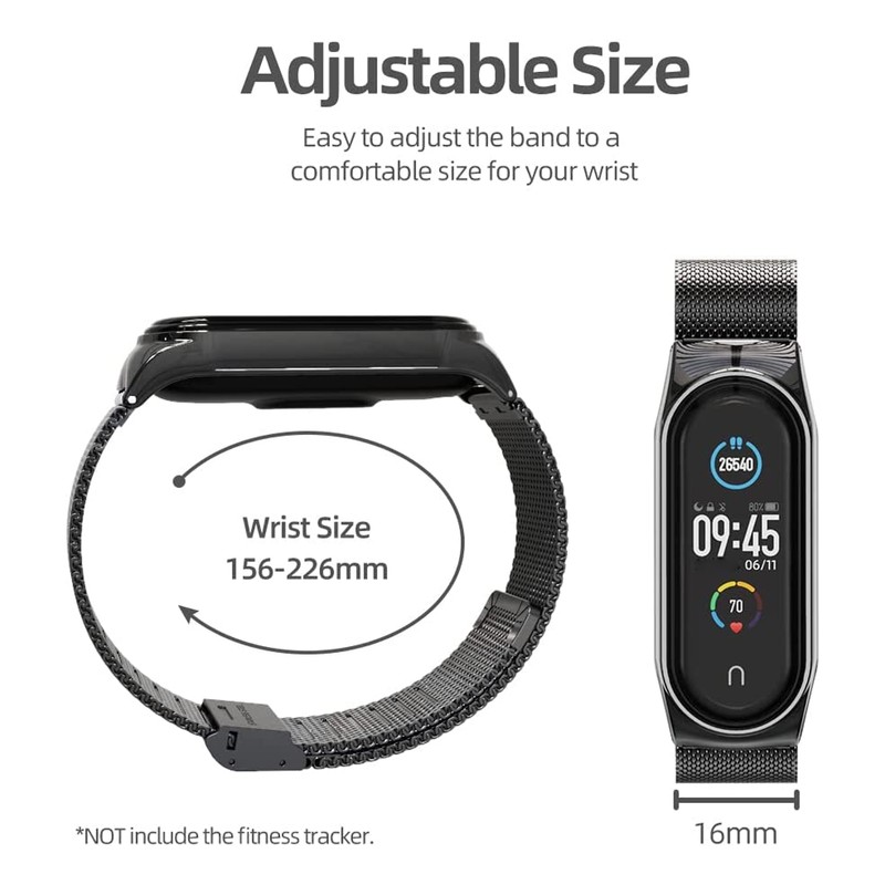 Stainless Steel Mesh Strap Fashionable Breathable Flexible Replacement Band Accessory
