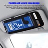 Zpana Handicap Placard Holder for Car, Transparent Handicapped Parking Permit