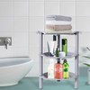 3 Tier Shower Caddy Corner,Plastic Shower Shelf Organizer for Inside