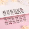 YADOCA 24 pairs Hypoallergenic Screw Back Earrings for Women Girls