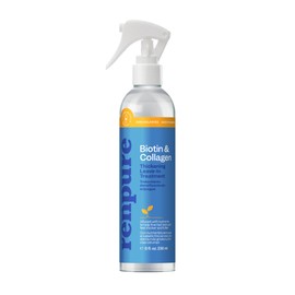Renpure Biotin & Collagen Leave-In Conditioner Treatment - For Fuller, Thicker Looking Hair That Shines - For Fine, Thin or Limp Hair - Vitamin B7 (Biotin), Collagen - 8 Fl Oz