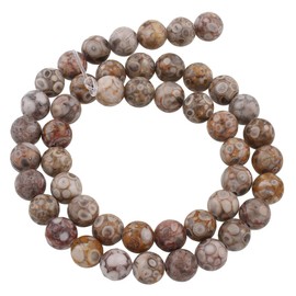 Natural Maifan Jasper Stone Beads 6 mm Ball Stone Beads Gemstone Natural Stone Mineral Stones Gemstone Gemstone Pack of 18