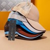 TEHAUX 10 Pairs Adjustable Hat Extenders, Plastic Snapback Strap, Black
