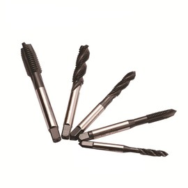 EUPTE 6542 M4-M10 High Speed Steel for Nitride Screw Blind Hole, Set of 5