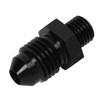 1 Pair AN4 to M8 Oil Cooler Fitting Adapter Black
