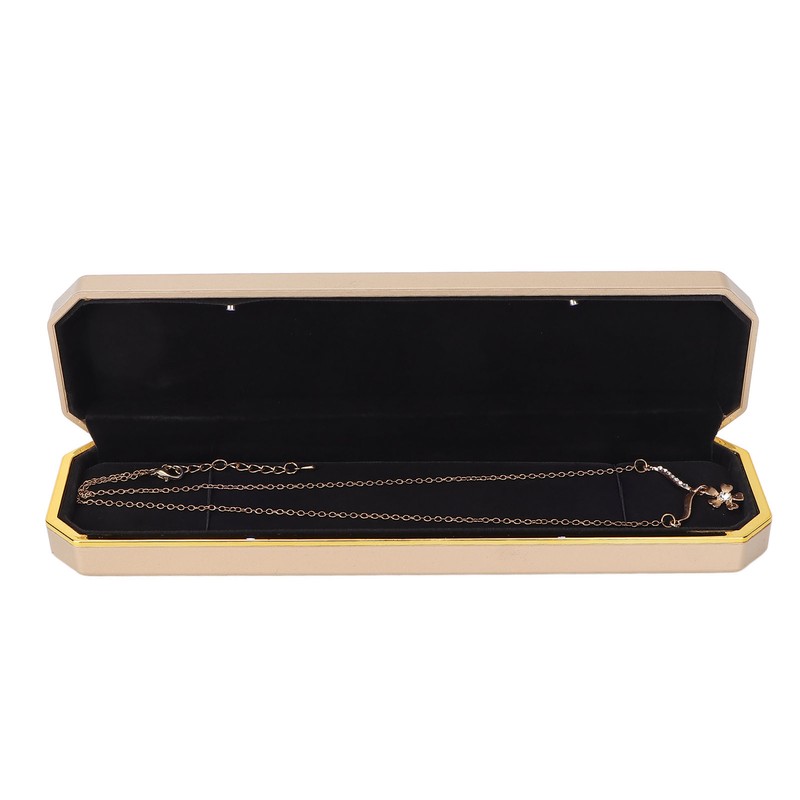 Bracelet Gift Box Flocking Inside Elegant Protective Jewelry Storage Display