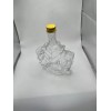 New Empty Maple Syrup Leaf Shaped 12 pc Embossed Glass