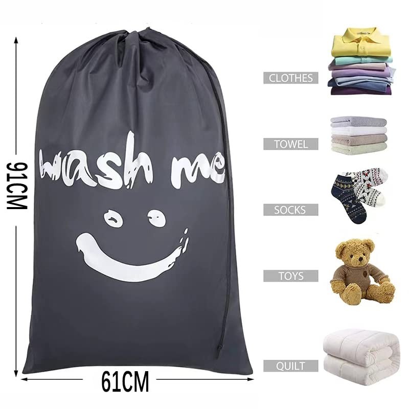 AIMALL Heavy Duty Laundry Bag for Dirty Clothes, Travel &
