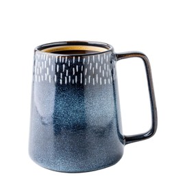 Haayymo 24 OZ/700ml Large Ceramics Coffee Mugs, Extra Large Cups, for Cappuccino, Latte, Hot Cocoa Or Hot Tea -Gift for Birthday/Christmas/Valentine's (an Array of Stars)