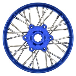 Pro-Line Racing Pro-Spec Aluminum V2 Bead Front Wheel Assembled Blue for Losi Promoto-SM PRO284700T1