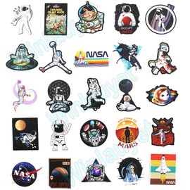 Winlauyet 50/100x Astronauts NASA Sticker Laptop Car Fridge Sticker Boot Sticker Marvels Figures Sticker Bomb Sticker