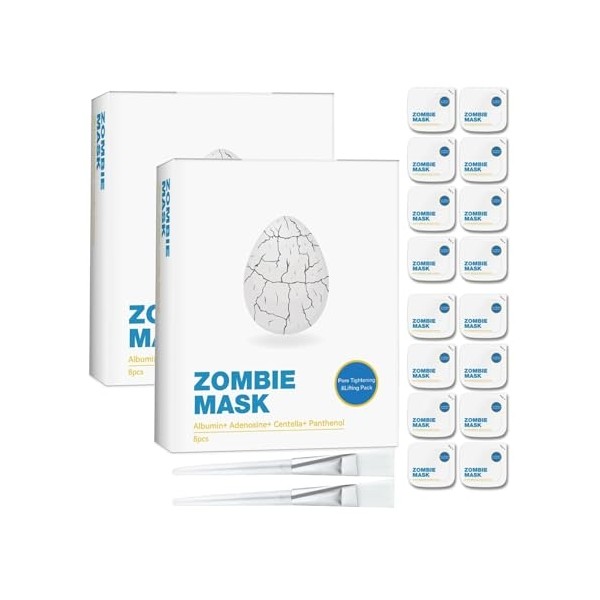 Zombie Facial Mask, Zombie Face Mask, Hydrating Skincare Face Mask,
