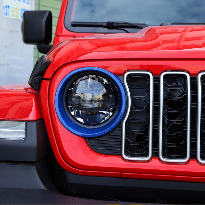 Voodonala for JL 2024 + Headlight Cover Compatible with Jeep