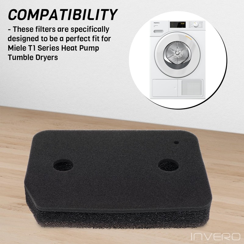 Invero Set of 2 Condenser Module Socket Foam Sponge Filter
