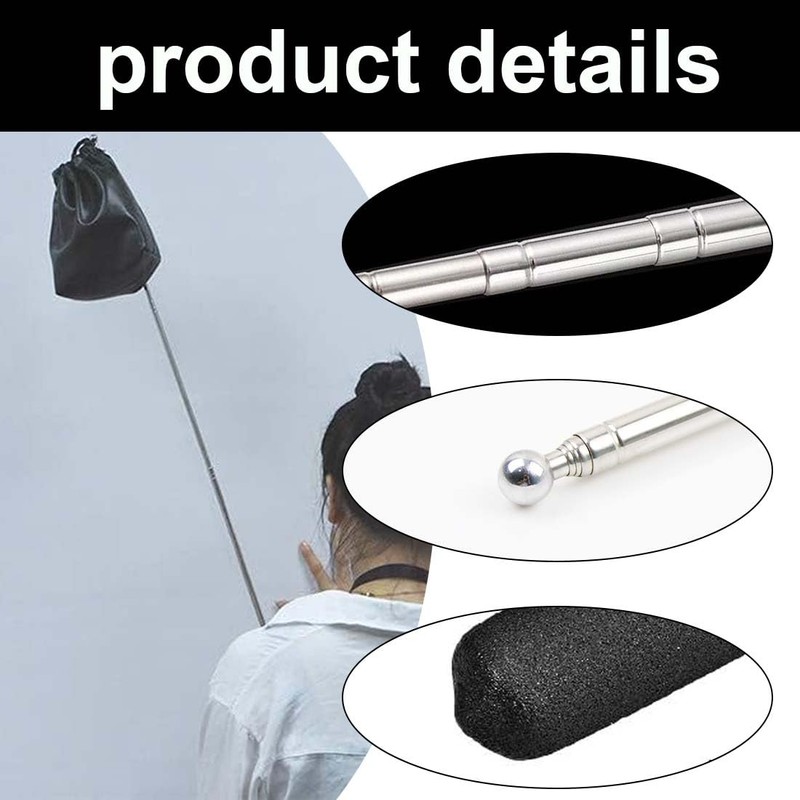 UEAVOID 1 x Telescopic Hand Flagpoles, Telescopic Flagpole, Teaching Pointer,