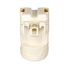 E14 Lamp Holder Plastic (PBT), Threaded Socket with Bracket, Socket