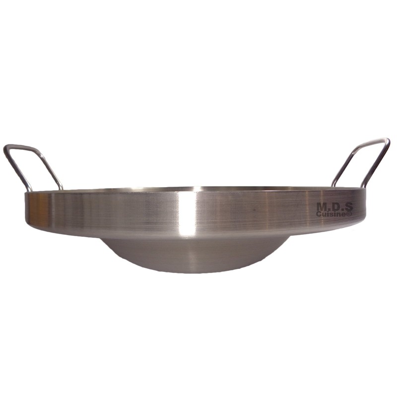 16" Inch Comal Stainless Steel Concave Frying Gas Stove Outdoors