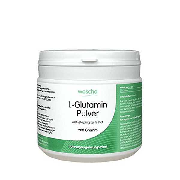 Woscha L-Glutamine Powder, 200 g