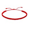 Lucky Charms USA Red String Macrame Bracelet, Red