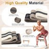 6 Pcs Fabric Resistance Bands for Working Out,Exercise Bands, Brown