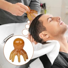 Head Massager - Manual Octopus Head Massager - Health Accessory for Relaxation Neck Back Body Home Shower Travel Yoga Mom Dad Wife Friends Family