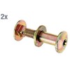 Multi-Fix Round-Head Screws with Sleeve Nuts Set of 2