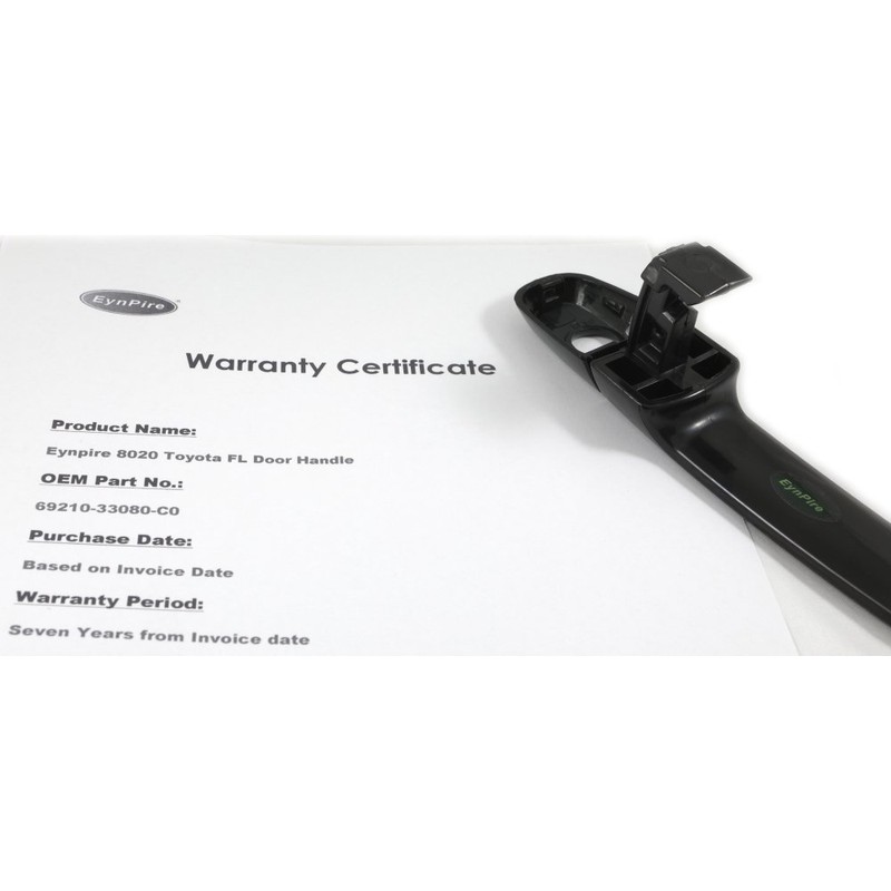 Eynpire 8020 Exterior Outside Outer Smooth Black Front Left Door