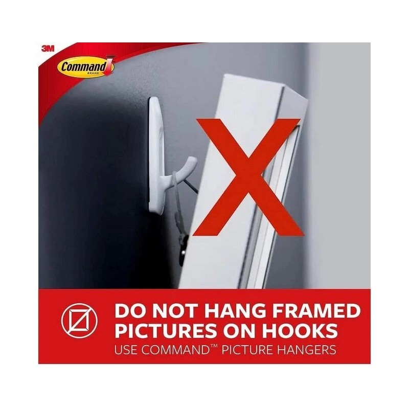 Command X-Large Utility Hooks, White, 2/Pack (17010-2ES), Free Shipping